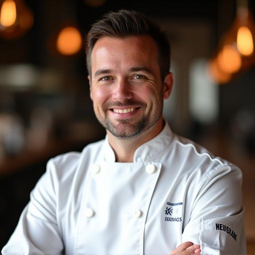 Potret Chef Julian Dubois, Chef Eksekutif Azurefjord